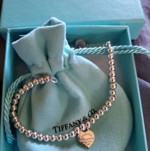 Return to Tiffany blue heart bracelet